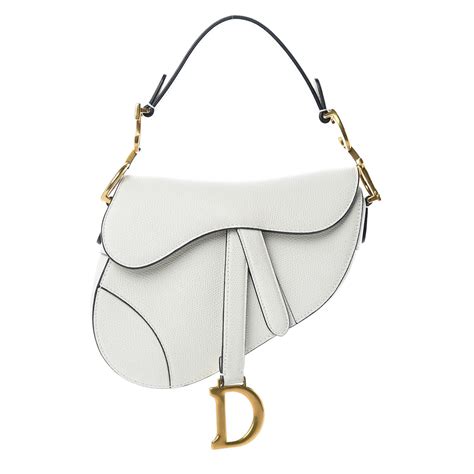 dior purse white|christian dior saddle bag white.